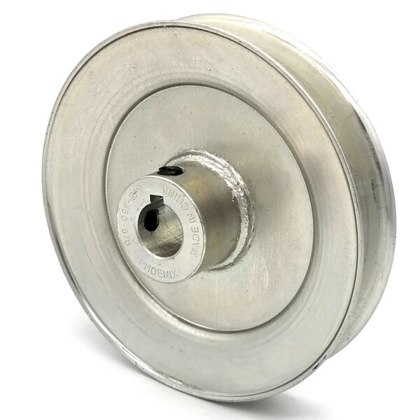 Terre Products V-Groove Drive Pulley - 4.5'' Dia. - 5/8'' Bore - Steel 245058 - main